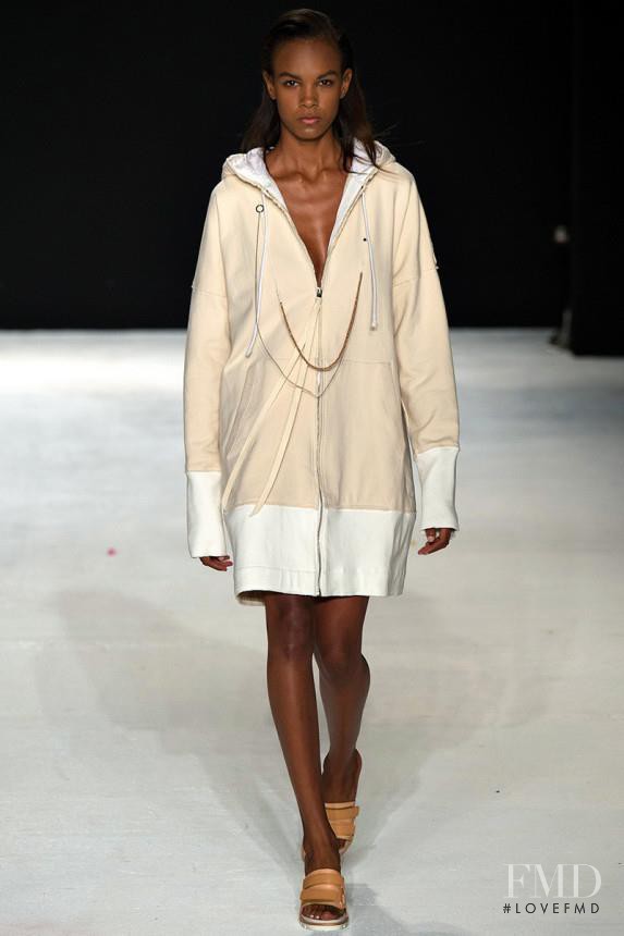 Emely Montero featured in  the rag & bone fashion show for Spring/Summer 2015