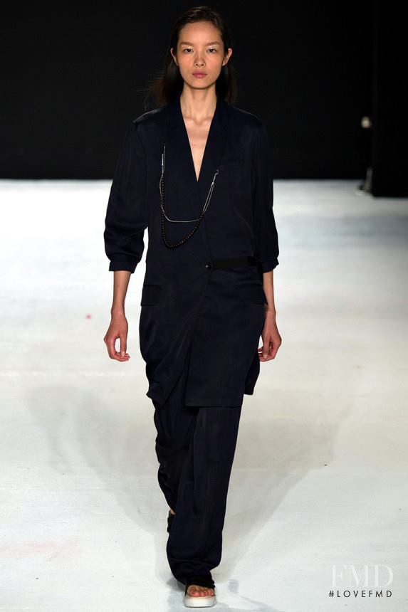 Fei Fei Sun featured in  the rag & bone fashion show for Spring/Summer 2015