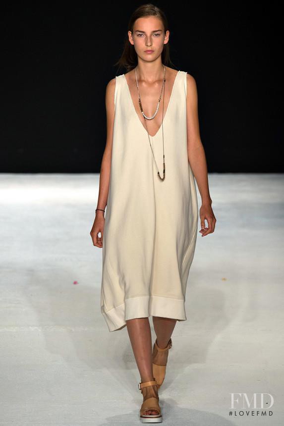 Julia Bergshoeff featured in  the rag & bone fashion show for Spring/Summer 2015
