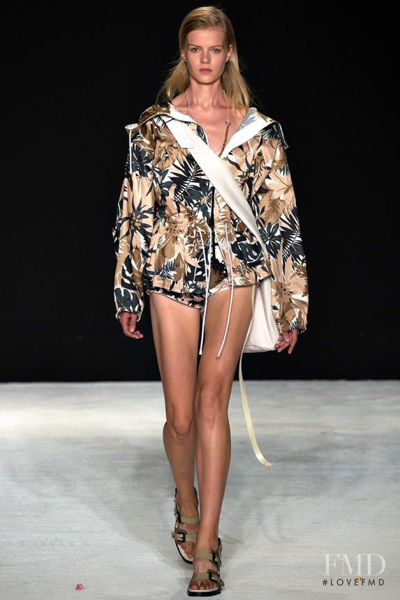 Kadri Vahersalu featured in  the rag & bone fashion show for Spring/Summer 2015