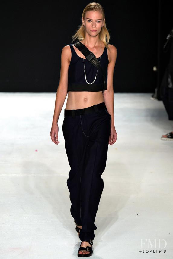 Sanna Bäckström featured in  the rag & bone fashion show for Spring/Summer 2015