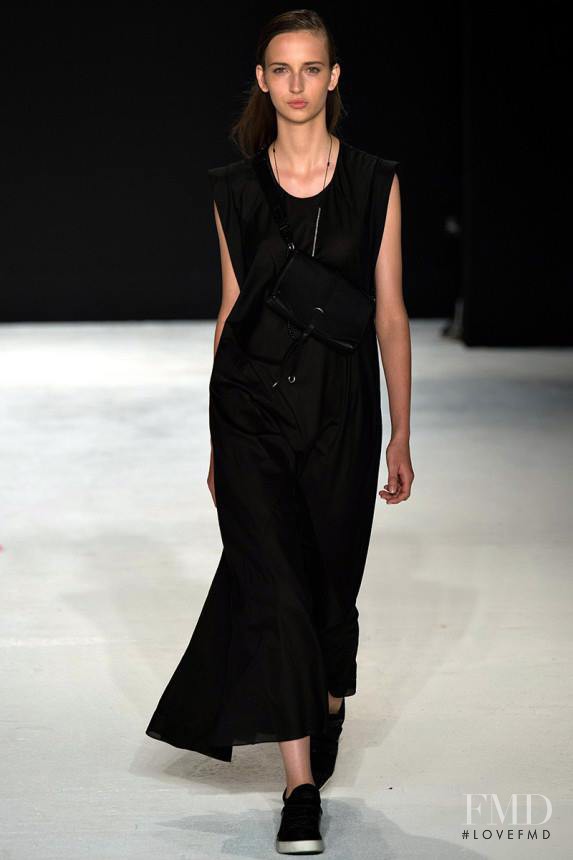 Waleska Gorczevski featured in  the rag & bone fashion show for Spring/Summer 2015