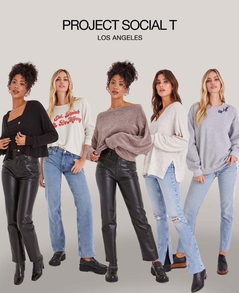 Taylor Justine Howard featured in  the Project Social T advertisement for Spring/Summer 2022