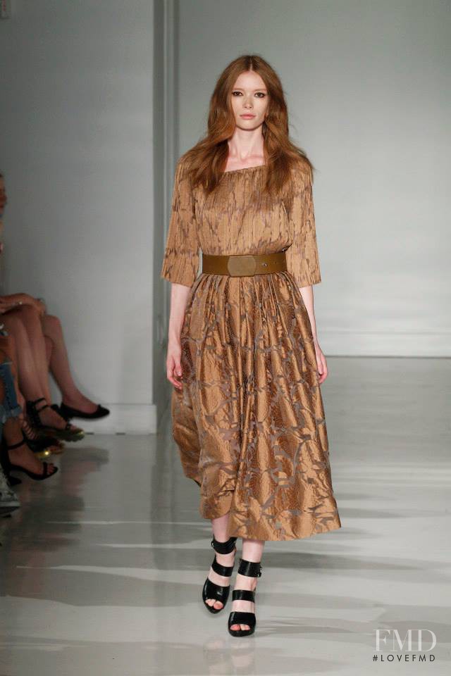 Julia Hafstrom featured in  the Jill Stuart fashion show for Spring/Summer 2015