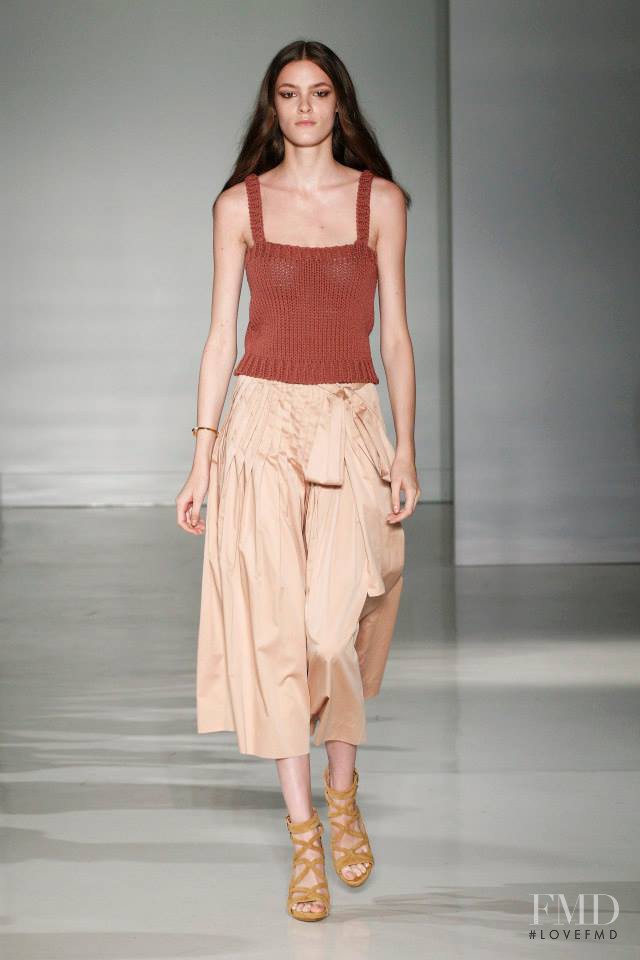 Kremi Otashliyska featured in  the Jill Stuart fashion show for Spring/Summer 2015