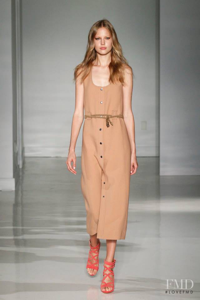 Elisabeth Erm featured in  the Jill Stuart fashion show for Spring/Summer 2015