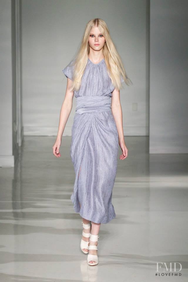 Amalie Schmidt featured in  the Jill Stuart fashion show for Spring/Summer 2015