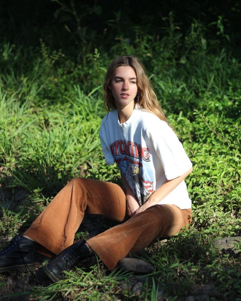 Emily Feld featured in  the Diamond Cross Ranch lookbook for Summer 2023