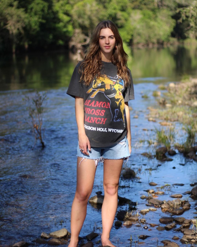 Emily Feld featured in  the Diamond Cross Ranch lookbook for Summer 2023