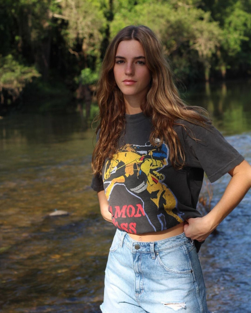 Emily Feld featured in  the Diamond Cross Ranch lookbook for Summer 2023