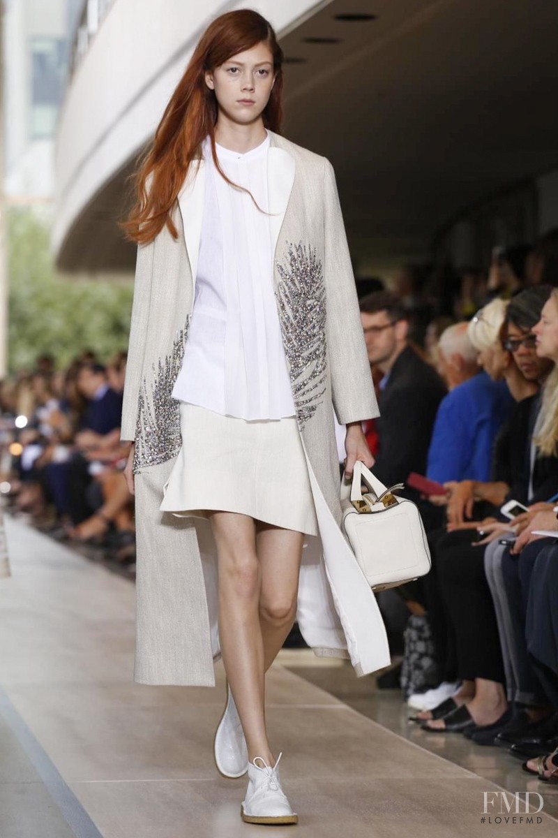 Natalie Westling featured in  the Tory Burch fashion show for Spring/Summer 2015