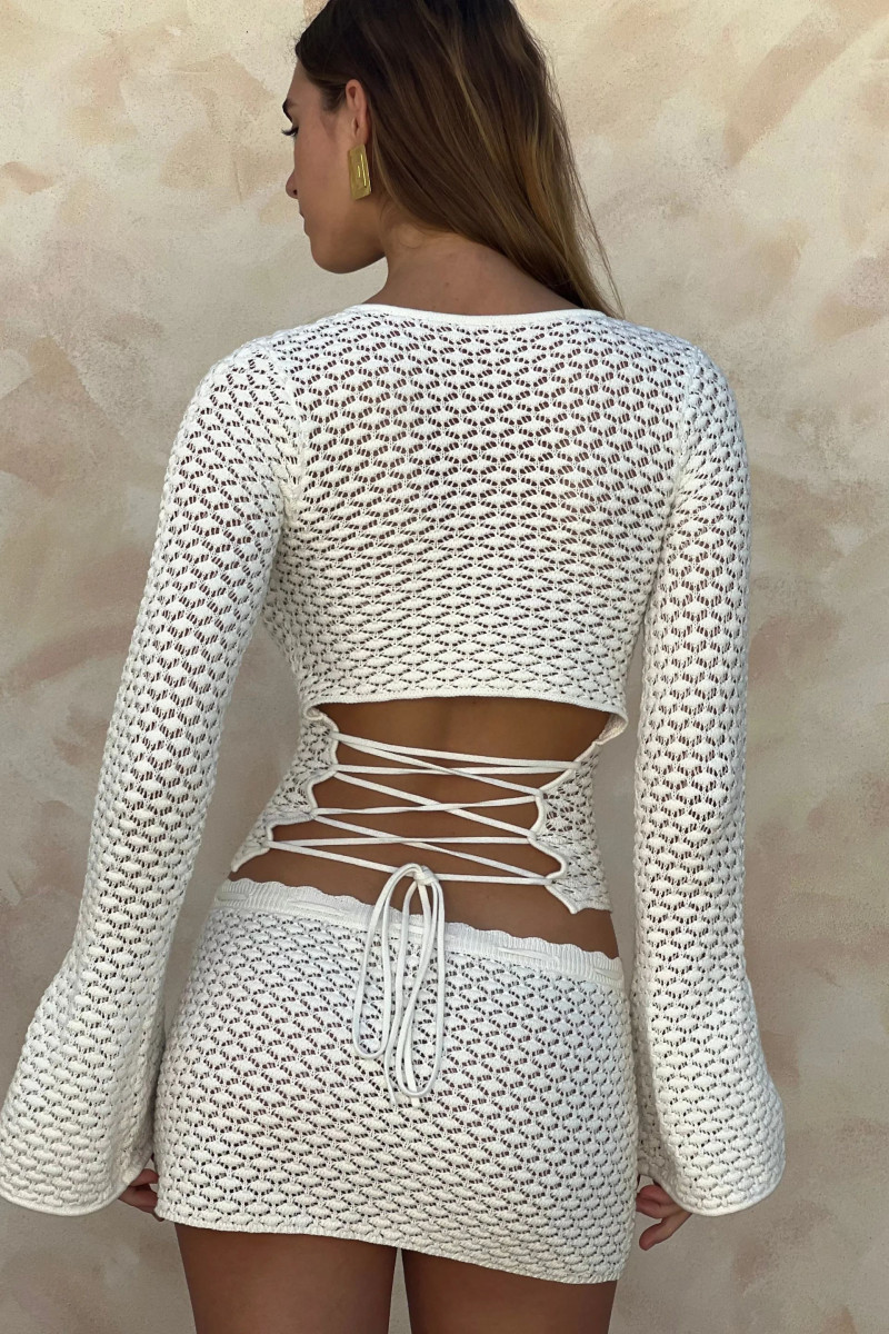 Emily Feld featured in  the Runway Goddess catalogue for Spring/Summer 2024