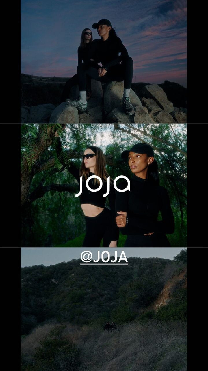 Josephine Skriver featured in  the JoJa advertisement for Spring/Summer 2024