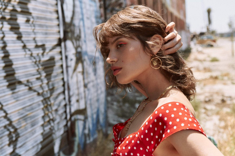 Barbara Maldonado featured in  the Vanessa Mooney lookbook for Summer 2019