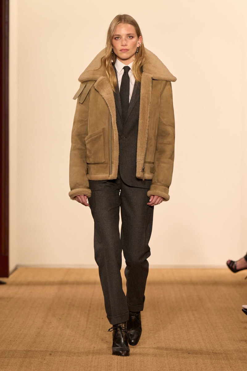 Rebecca Leigh Longendyke featured in  the Ralph Lauren fashion show for Autumn/Winter 2024