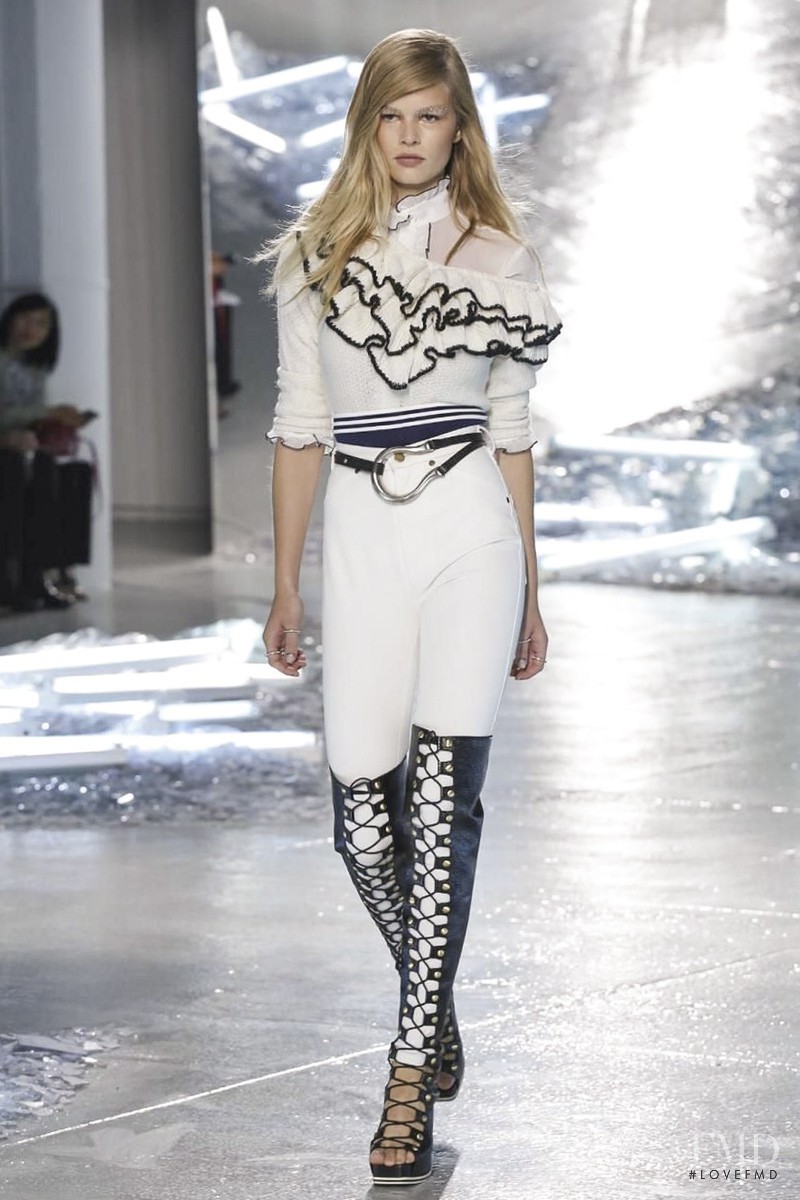 Anna Ewers featured in  the Rodarte fashion show for Spring/Summer 2015