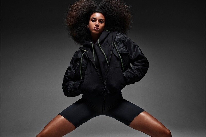 Imaan Hammam featured in  the Reebok advertisement for Spring/Summer 2024