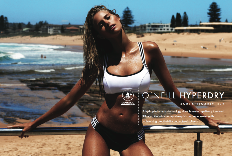Natalie Jayne Roser featured in  the O\'Neill advertisement for Spring/Summer 2015