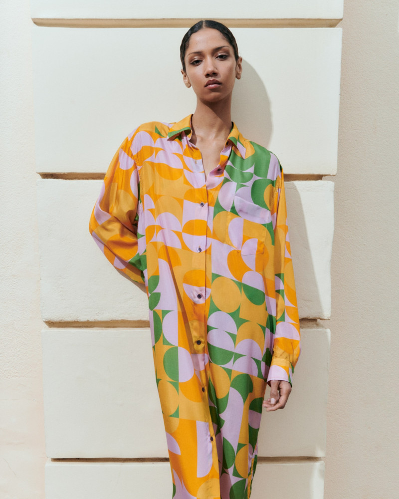 Aiden Curtiss featured in  the mytheresa.com Dries Van Noten x Mytheresa Summer 2024 Capsule Collection lookbook for Summer 2024