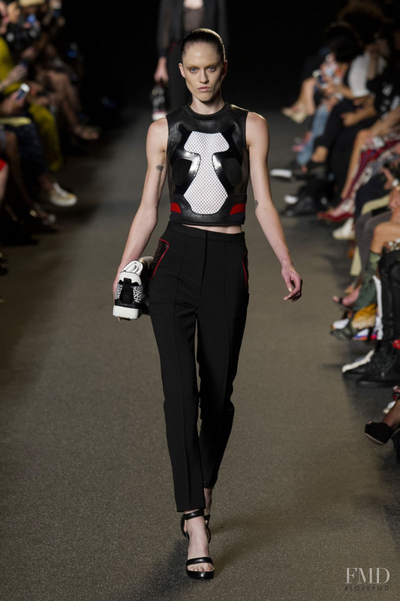 Sarah Brannon featured in  the Alexander Wang fashion show for Spring/Summer 2015
