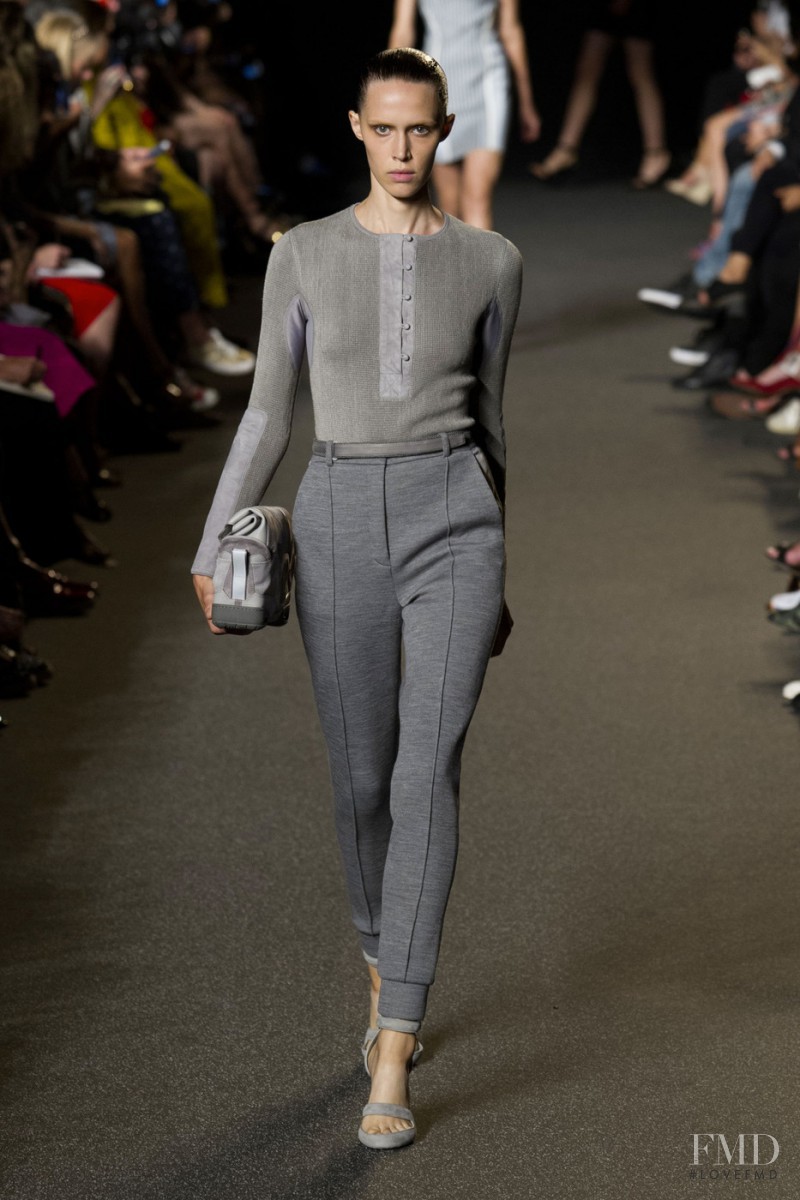 Georgia Hilmer featured in  the Alexander Wang fashion show for Spring/Summer 2015