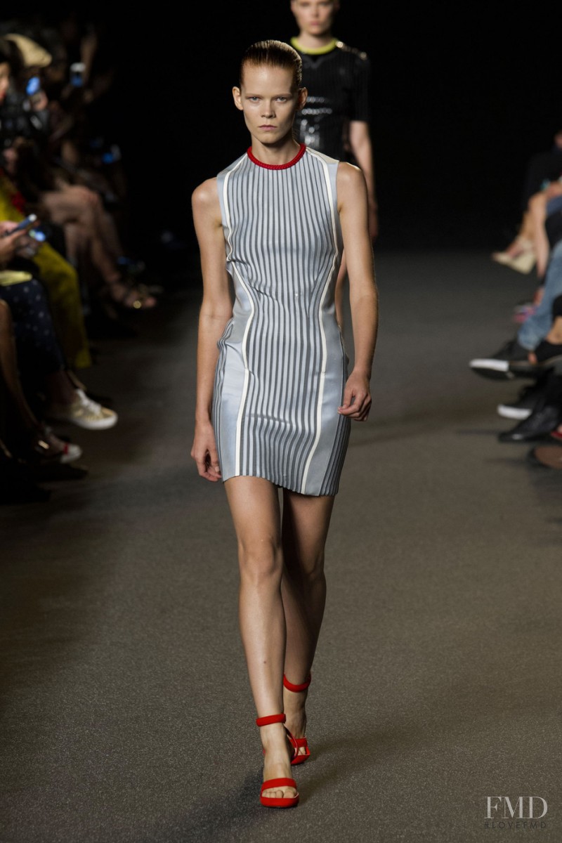 Irina Kravchenko featured in  the Alexander Wang fashion show for Spring/Summer 2015