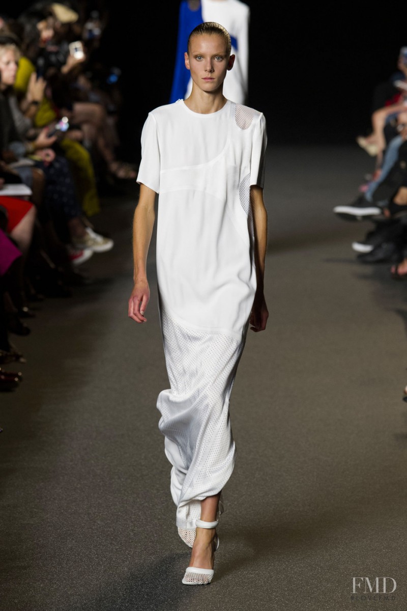 Phillipa Hemphrey featured in  the Alexander Wang fashion show for Spring/Summer 2015