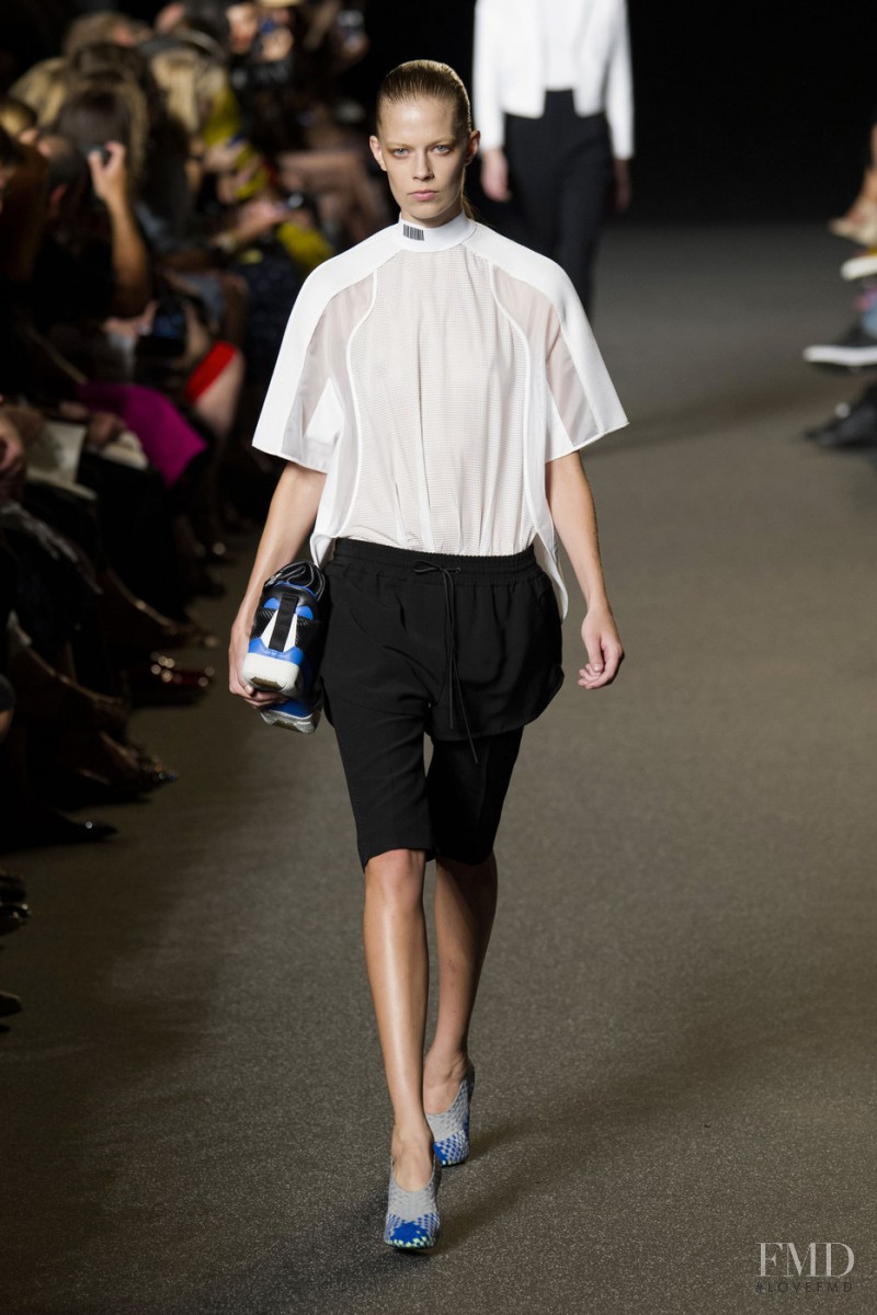 Lexi Boling featured in  the Alexander Wang fashion show for Spring/Summer 2015