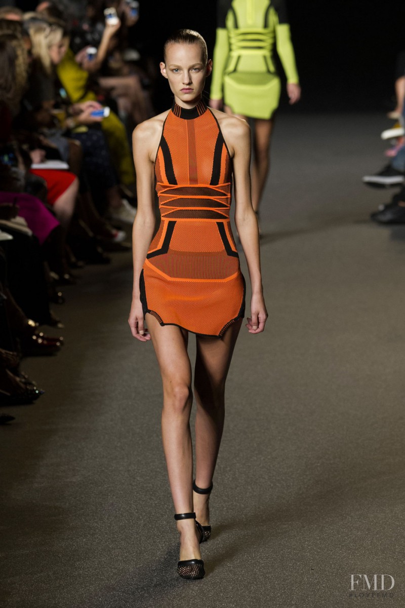 Maartje Verhoef featured in  the Alexander Wang fashion show for Spring/Summer 2015