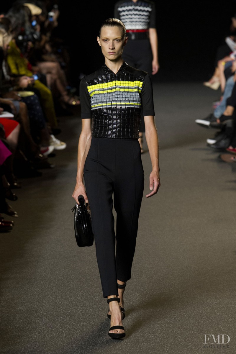 Ronja Furrer featured in  the Alexander Wang fashion show for Spring/Summer 2015