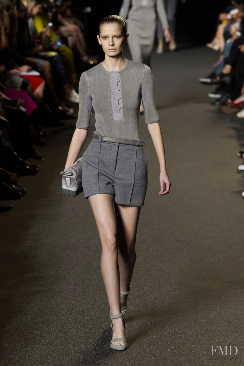 Dasha Denisenko featured in  the Alexander Wang fashion show for Spring/Summer 2015