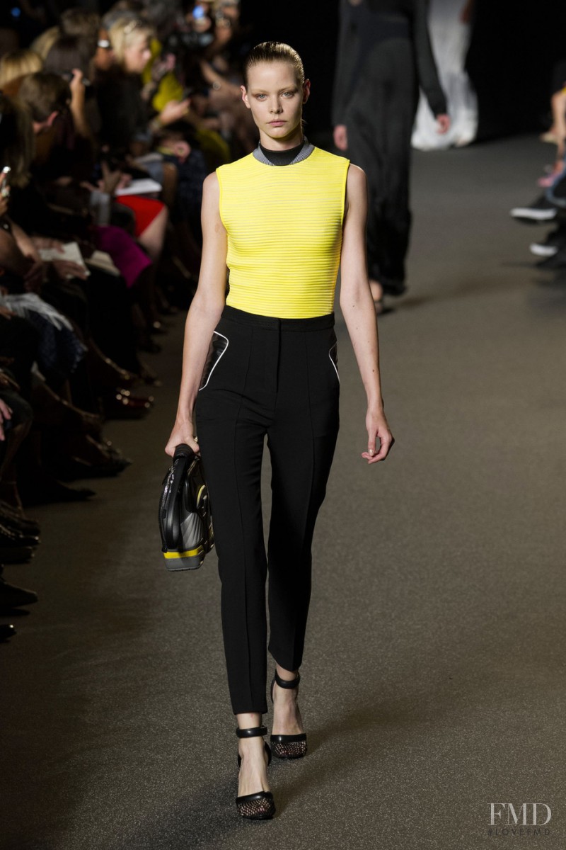 Carolin Loosen featured in  the Alexander Wang fashion show for Spring/Summer 2015