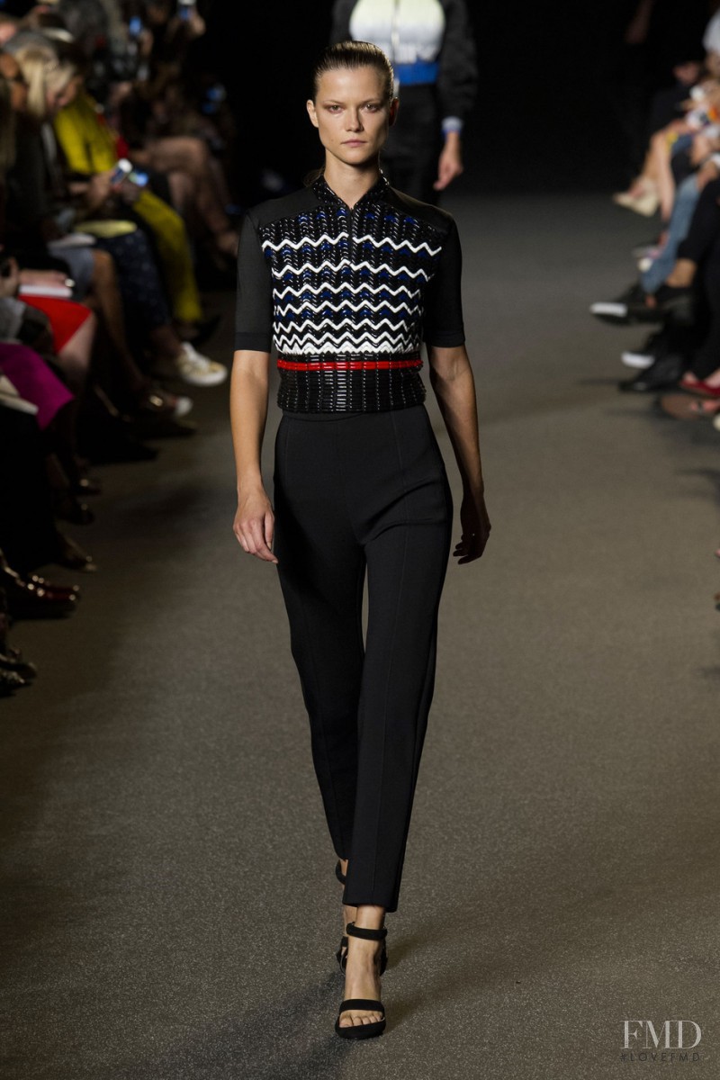 Kasia Struss featured in  the Alexander Wang fashion show for Spring/Summer 2015