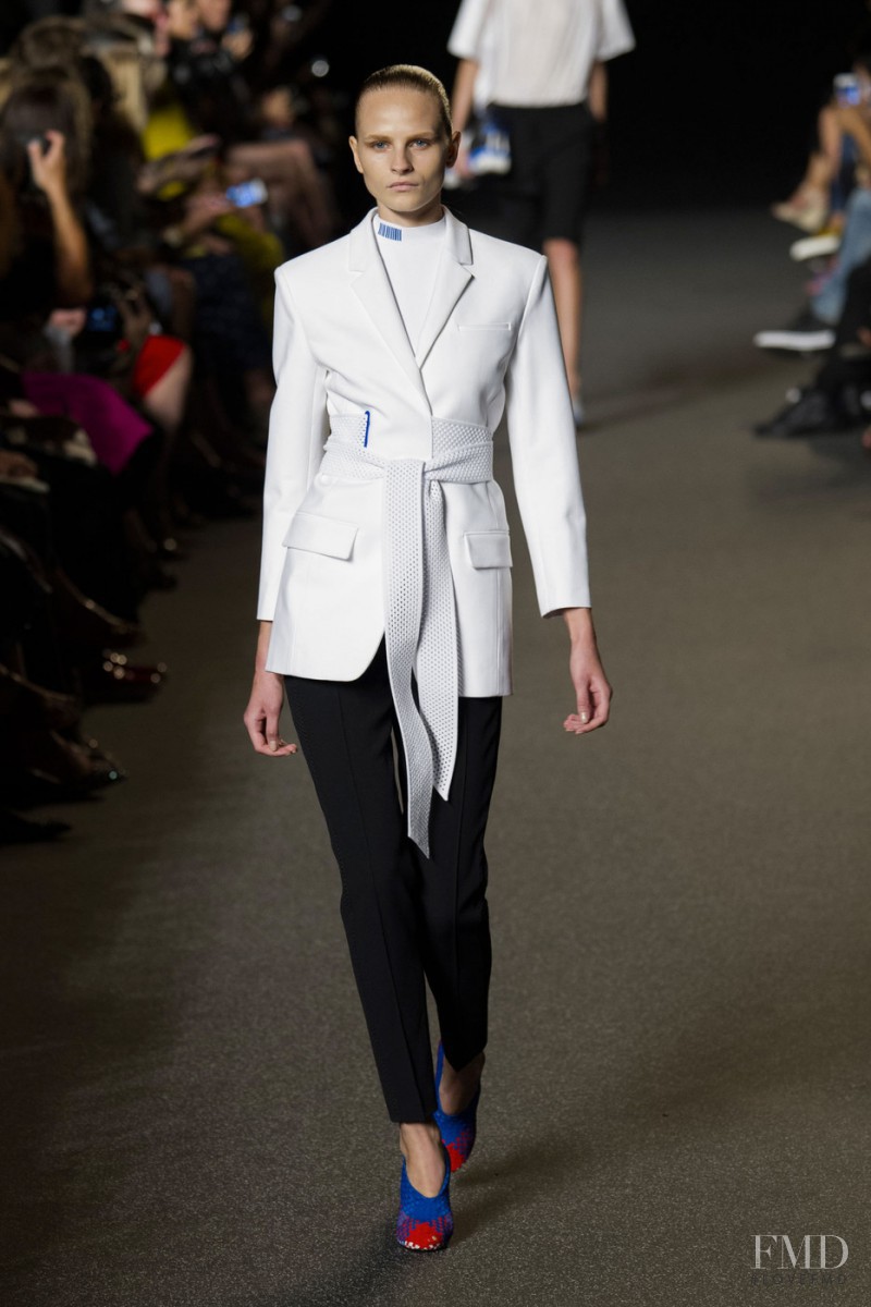 Kristina Petrosiute featured in  the Alexander Wang fashion show for Spring/Summer 2015