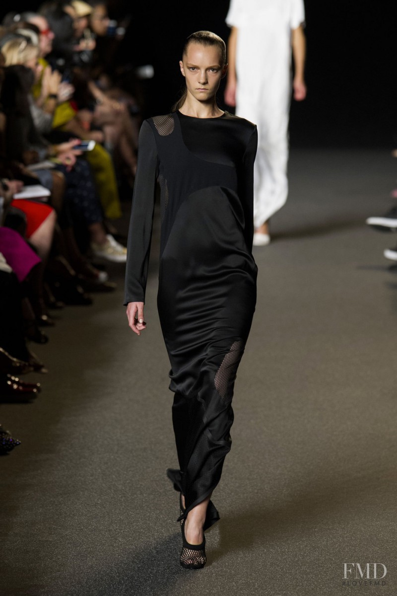 Irina Liss featured in  the Alexander Wang fashion show for Spring/Summer 2015