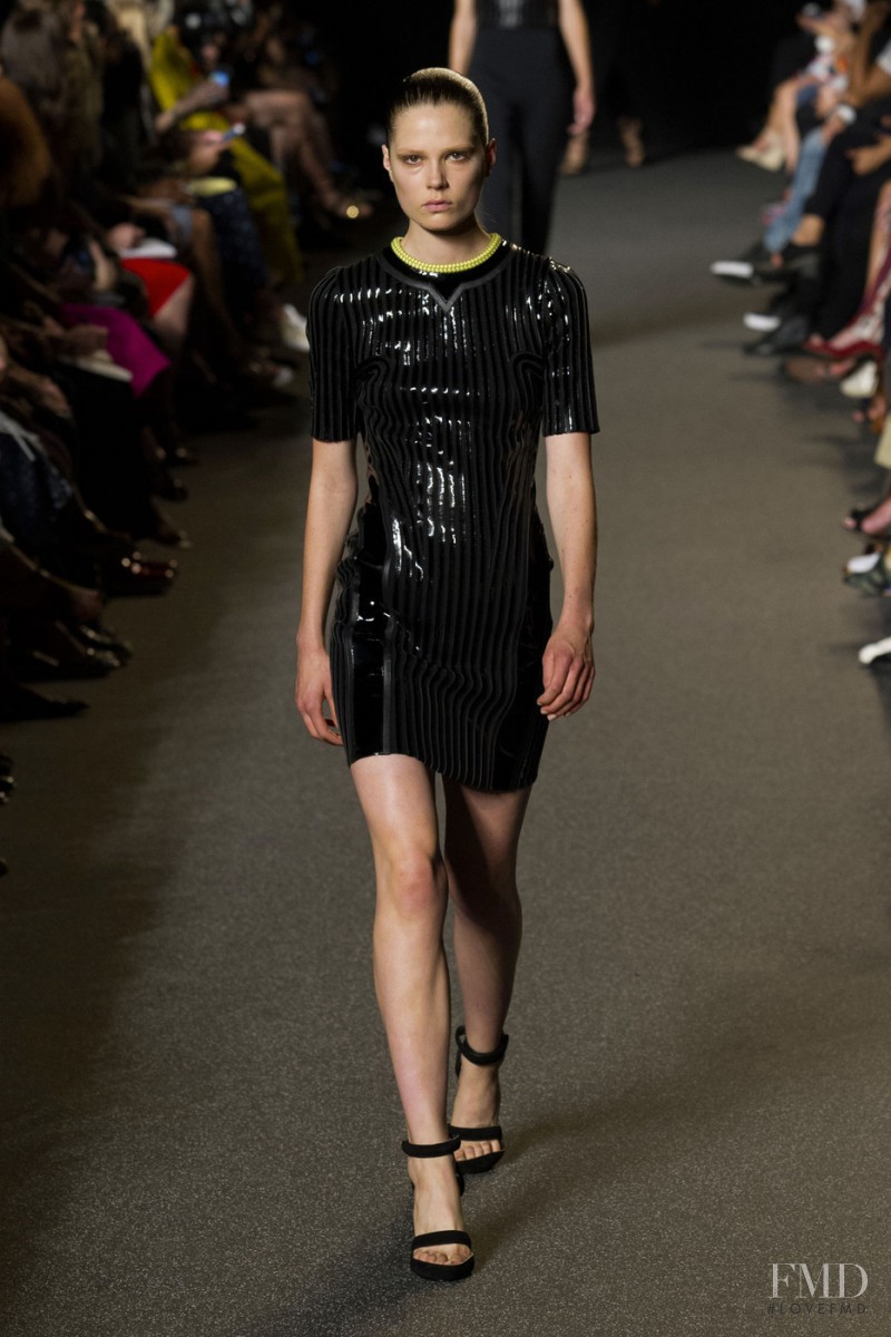 Caroline Brasch Nielsen featured in  the Alexander Wang fashion show for Spring/Summer 2015