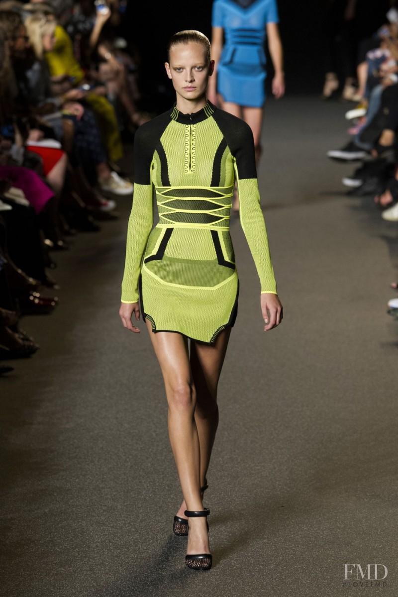 Ine Neefs featured in  the Alexander Wang fashion show for Spring/Summer 2015