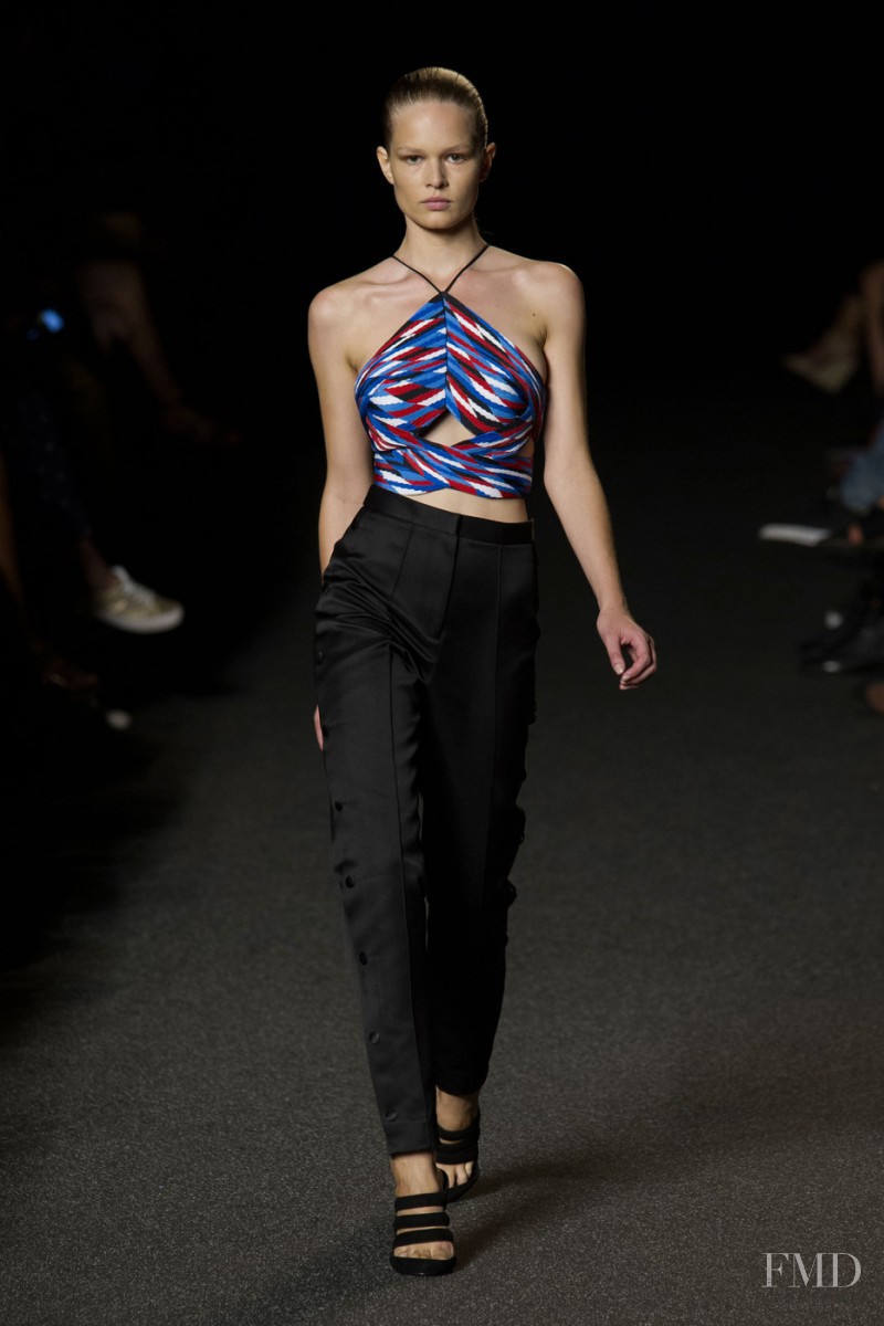Anna Ewers featured in  the Alexander Wang fashion show for Spring/Summer 2015