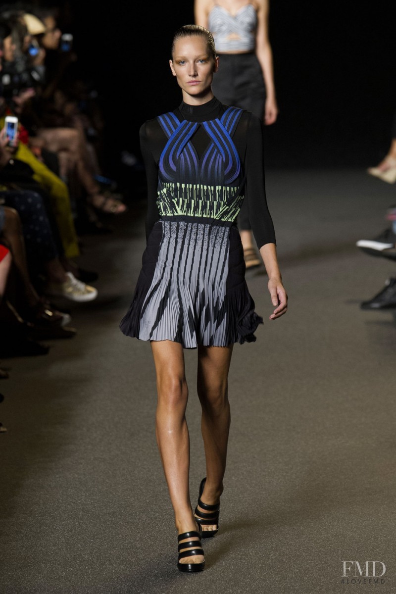 Joséphine Le Tutour featured in  the Alexander Wang fashion show for Spring/Summer 2015