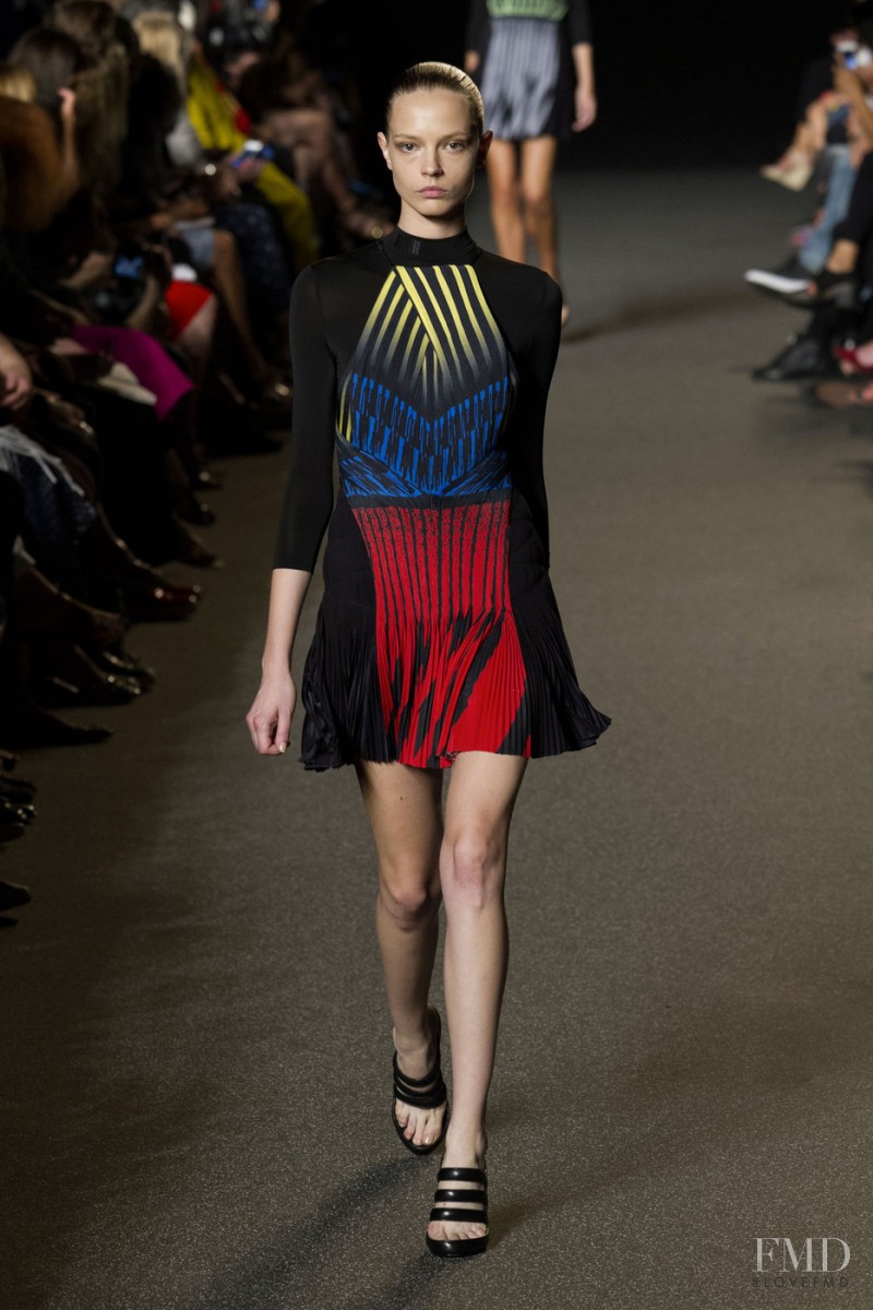 Mina Cvetkovic featured in  the Alexander Wang fashion show for Spring/Summer 2015