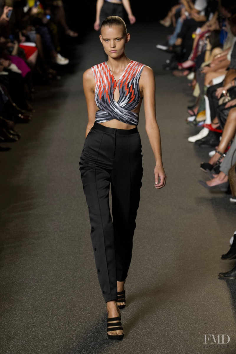 Kate Grigorieva featured in  the Alexander Wang fashion show for Spring/Summer 2015
