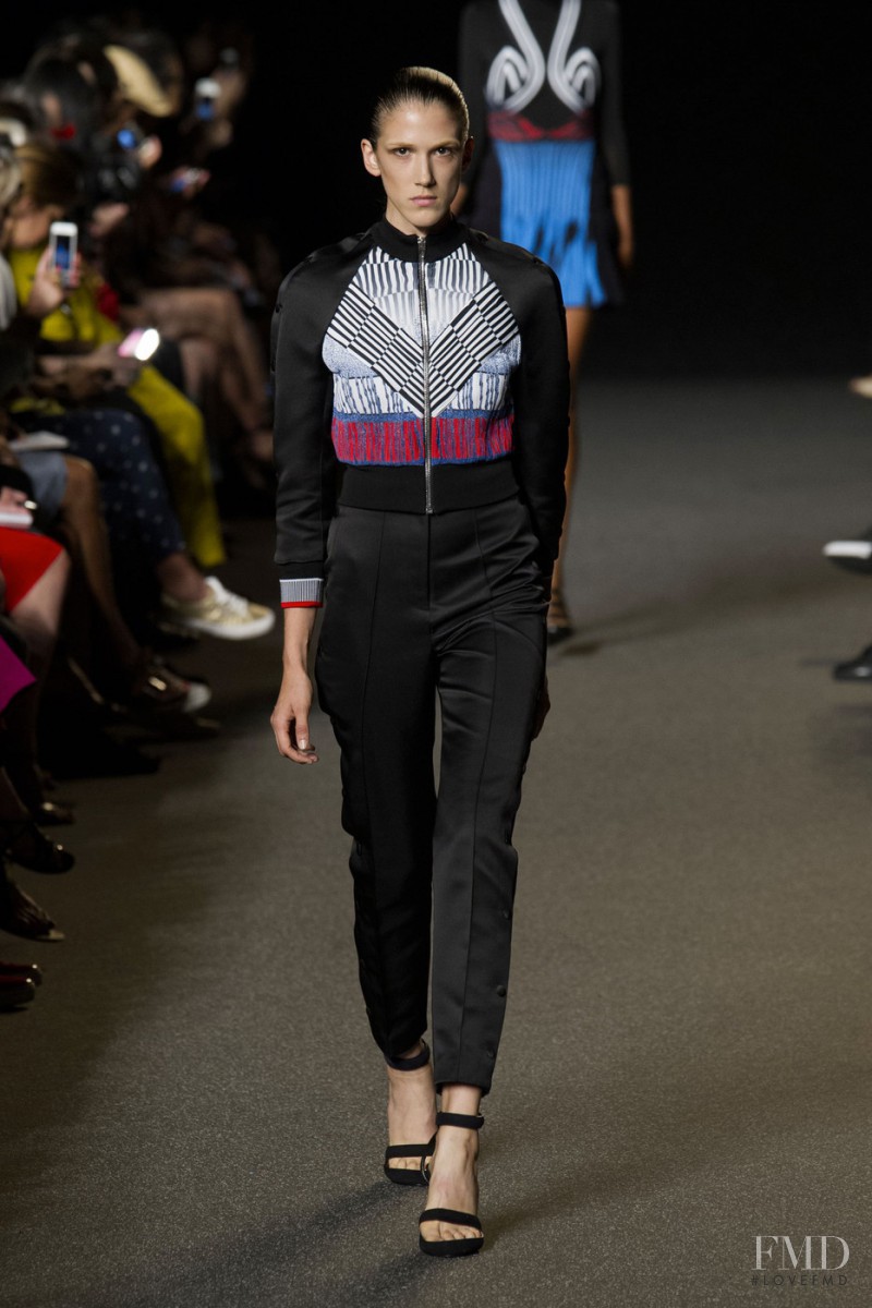 Ana Buljevic featured in  the Alexander Wang fashion show for Spring/Summer 2015