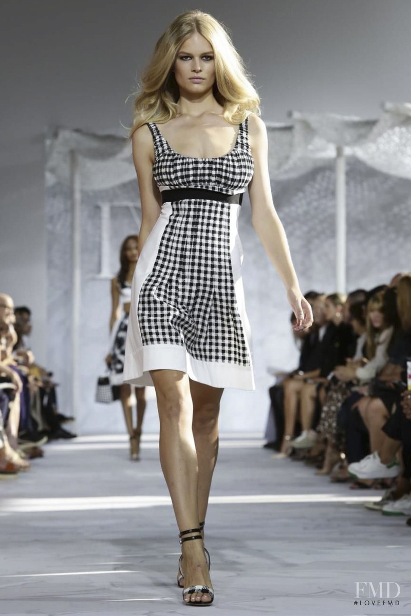 Anna Ewers featured in  the Diane Von Furstenberg fashion show for Spring/Summer 2015