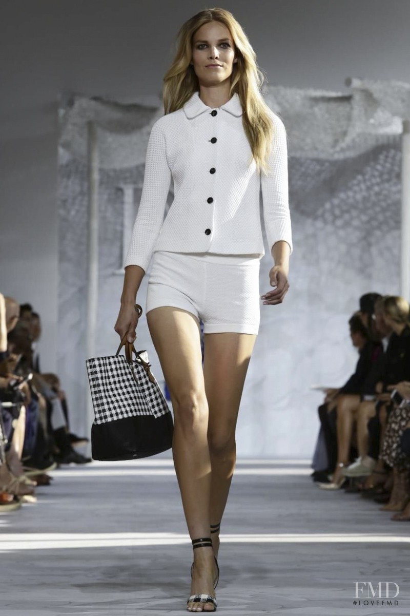 Suvi Koponen featured in  the Diane Von Furstenberg fashion show for Spring/Summer 2015