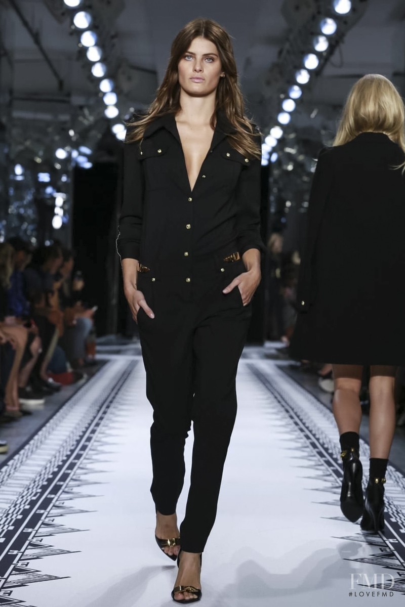 Isabeli Fontana featured in  the Versus fashion show for Spring/Summer 2015