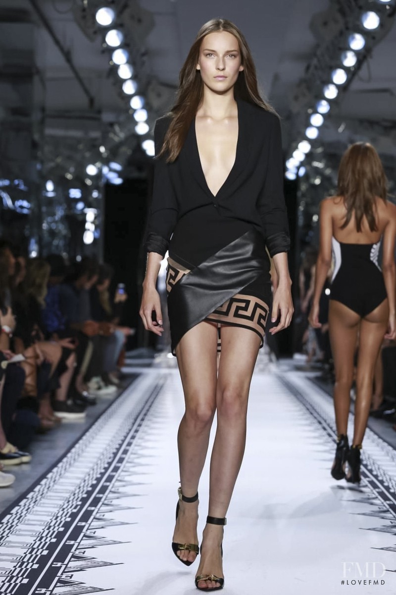 Julia Bergshoeff featured in  the Versus fashion show for Spring/Summer 2015