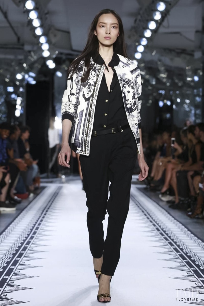 Fei Fei Sun featured in  the Versus fashion show for Spring/Summer 2015