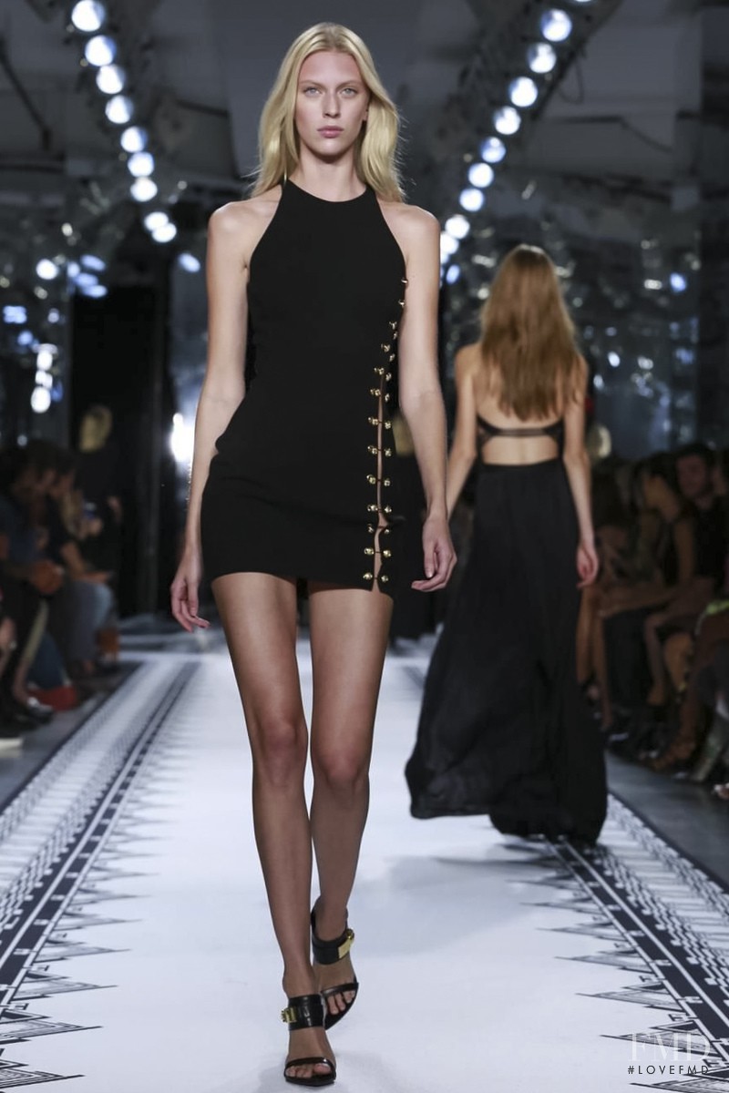 Juliana Schurig featured in  the Versus fashion show for Spring/Summer 2015