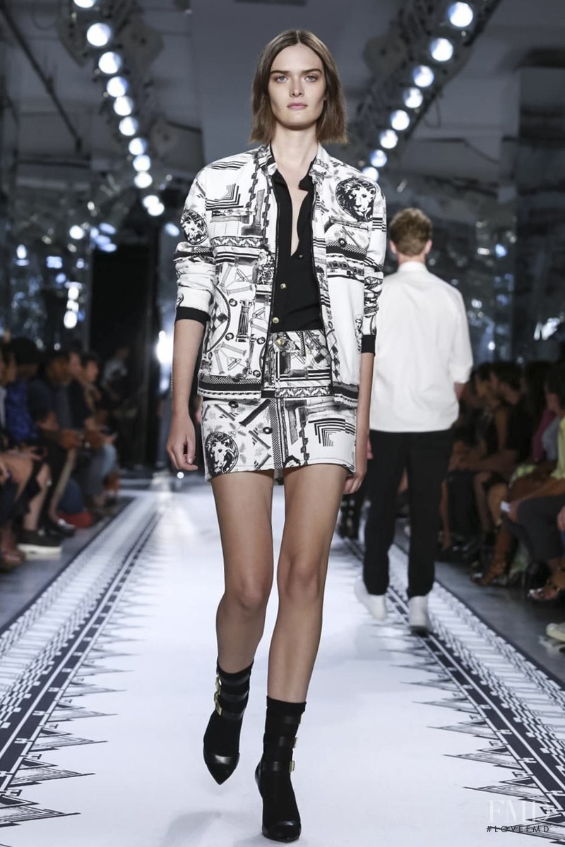Sam Rollinson featured in  the Versus fashion show for Spring/Summer 2015