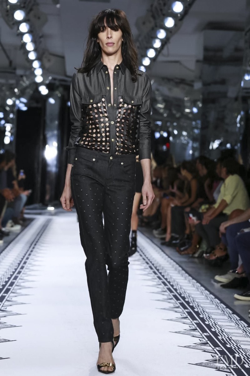 Jamie Bochert featured in  the Versus fashion show for Spring/Summer 2015